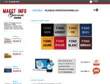 Tablet Screenshot of plaque-professionnelle.org